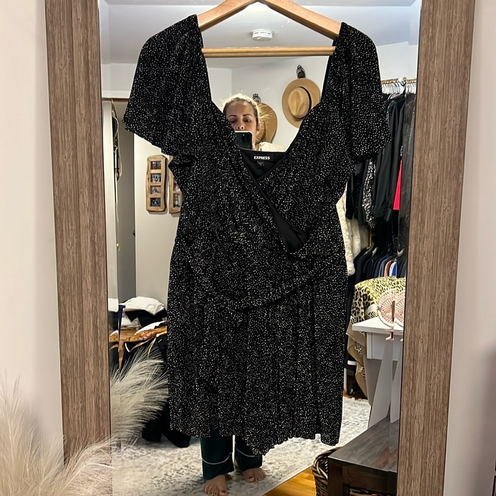 Express polkadot romper